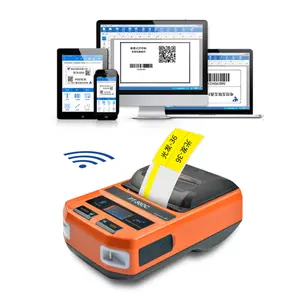 Impresora térmica de etiquetas de Cable PUTY para impresión de etiquetas Impresión sin color Impresora manual de corte manual portátil de mano