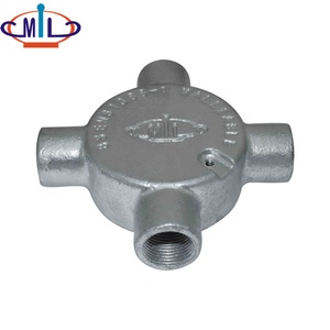BS 4568 Giao Lộ Điện Conduit 4 Way Hộp Tròn - Product Image 4