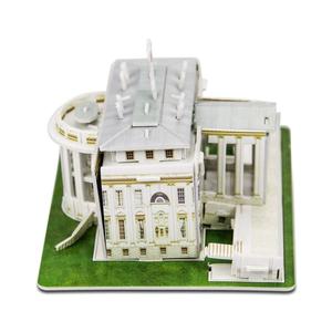 Puzzle 3D pour adultes-Kit de modèle de construction de maison blanche, modèle de construction éducatif scientifique, <span class=keywords><strong>cadeau</strong></span> d'anniversaire idéal - Product Image 5
