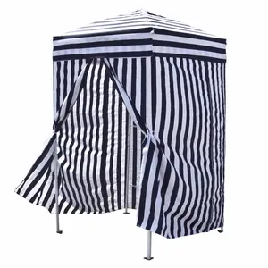 Striped Color Beach Cabana Changing Room