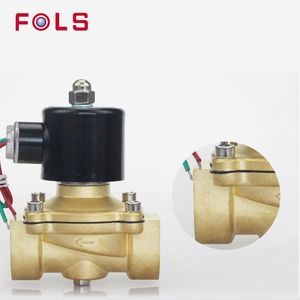 Van điện từ bằng đồng thau 12V 24V 220V 1/2 2 inch 2W dùng cho nước, khí nén - Product Image 6