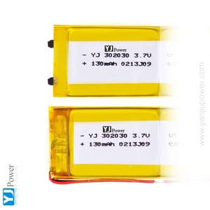 302030 130 mAh <span class=keywords><strong>3</strong></span>,7 V lipo batería para auriculares bluetooth - Product Image 1