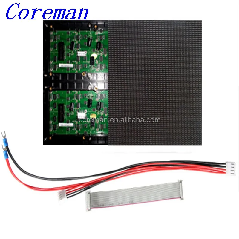 Coreman LED MBI5020 64X32 LED Modul Display Dot Matrix P3 Dua Sisi Lemari P10 P12 P16 P20