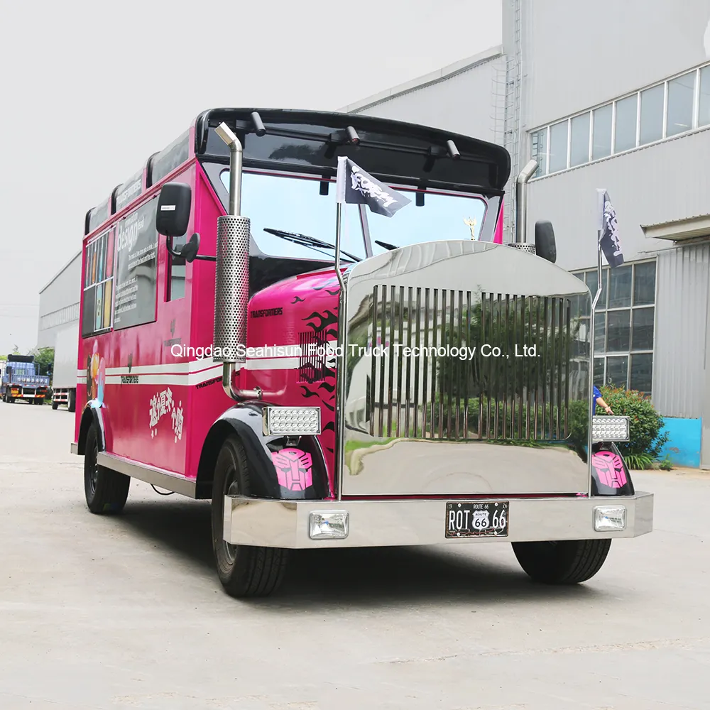 중국 공급자 다채로운 거리 이동할 수 있는 음식 손수레 유일한 음식 트럭 fabricant 음식 트럭
