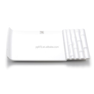 Placas planas rectangulares de melamina con forma de Bambú - Product Image 1