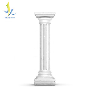 Plastic Concrete Roman Column Pillars Mold Gazebo Mould White Roman Style Marble Pillar Molds for Sale