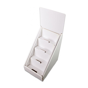 纸材料商店桌子设计纸板柜台展示架超市促销 - Product Image 5