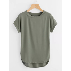 Personalizado de manga corta Camiseta de algodón blanco <span class=keywords><strong>Mujer</strong></span> - Product Image 1