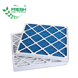 G2 G3 G4 Aluminum frame large air flow pleated panel air filter hepa filter sheet