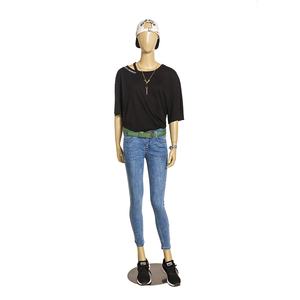 Mode <span class=keywords><strong>femme</strong></span> <span class=keywords><strong>nue</strong></span> Mannequin complet du corps abstrait tête d'oeuf dame modèle Mannequin - Product Image 1