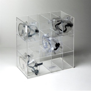 Treo Tường Hộp kính với ngăn kéo plexi kính mắt kính tổ chức 4 Tier Acrylic Kính mát trường hợp lưu trữ - Product Image 4