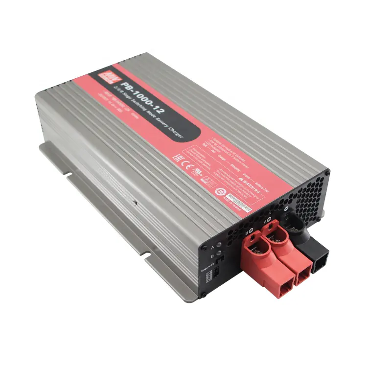 Meanwell 1000W 12V Power Supply Battery Charger PB-1000-12 60A 12V With PFC Function SMPS