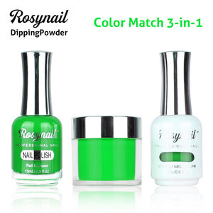 Échantillon gratuit 3 en 1 Set UV Gel Vernis à Ongles Laque <span class=keywords><strong>Poudre</strong></span> à Tremper Ongles Artistiques Bio 15ml LED Beauté des Ongles <span class=keywords><strong>Kit</strong></span> de Logo Personnalisé - Product Image 4