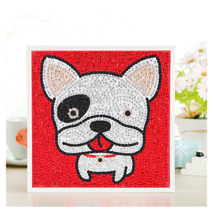 Mini Marco Blanco <span class=keywords><strong>de</strong></span> 15*15CM, Juguete Educativo, Nuevo, Pintura <span class=keywords><strong>de</strong></span> Diamantes 3D DIY, Lucha <span class=keywords><strong>de</strong></span> Toros, para Niños - Product Image 1