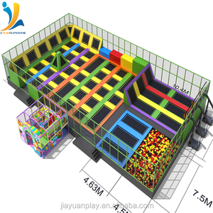 <span class=keywords><strong>Trampoline</strong></span> de parc <span class=keywords><strong>rectangulaire</strong></span> pour adultes, style européen, avec toit - Product Image 2