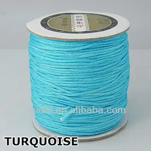 Various colors braided 1.5mm nylon cord