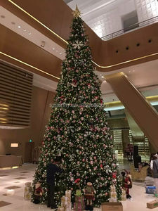Arbol جيجانتي نافيداد في الهواء الطلق حديقة التسوق مول الديكور 8 متر العملاق شجرة عيد الميلاد الصناعية