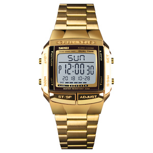 SKMEI — montre-bracelet pour homme, marque de luxe, double fois, en acier inoxydable, 1381 - Product Image 3
