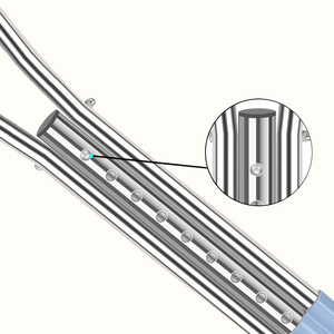 Produttori stampelle ascellari grigie di altissima qualità con molla - Product Image 4