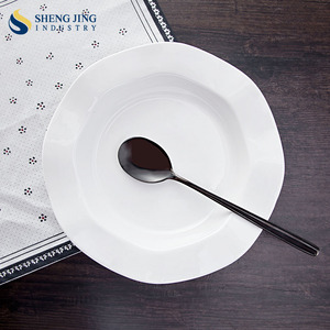 Barato Restaurante <span class=keywords><strong>Platos</strong></span> Vajilla Plato Hondo Vajilla Personalizada Impresa - Product Image 1