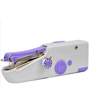 Portable práctico mini máquinas de coser costura inalámbrico ropa tejidos máquina de coser eléctrica para el hogar caliente! - Product Image 6