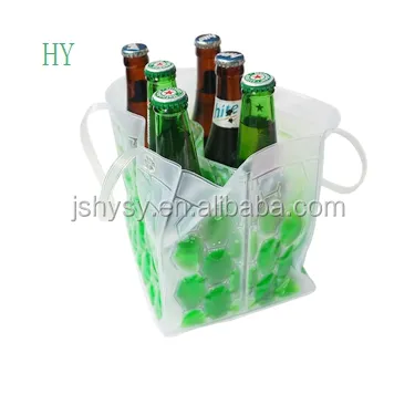 Customized for world football game cup 2018 Cool Wine Bag Soft Ice Chiller Beer Bottle Cooler