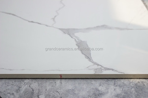 60x60 cm Blanco Carrara Porcelanato <span class=keywords><strong>Pisos</strong></span> de Ingeniería - Product Image 3