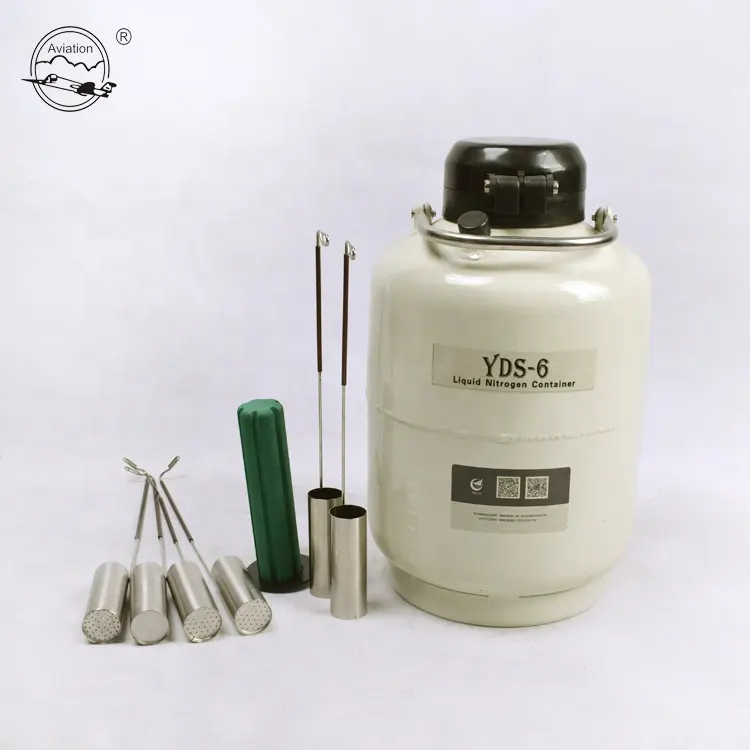 YDS-6 Stickstoff flüssigkeits behälter behälter preis für künstliche Befruchtung