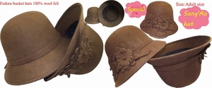 Produzione e Vendita all'Ingrosso di <span class=keywords><strong>Cappelli</strong></span> Borsalino Neri per Donne - Product Image 3