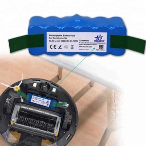 Batería de Repuesto Melasta <span class=keywords><strong>18650</strong></span> de Iones de Litio, Paquete de Baterías OEM Personalizado Recargable de 14.8V y 6400mAh para Aspiradora IRobot - Product Image 5