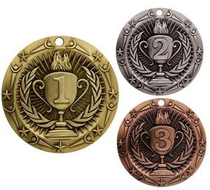 Medalla Redonda Personalizada con Logotipo en Relieve, Medalla en Blanco con Cinta, Artesanía Popular - Product Image 4