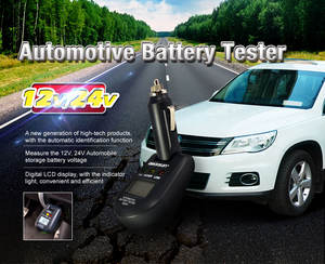 Allosun EM281 ยานยนต์เครื่องทดสอบแบตเตอรี่ดิจิตอลจอแสดงผล 12 v <span class=keywords><strong>Led</strong></span> Digital รถเครื่องทดสอบแบตเตอรี่ - Product Image 6