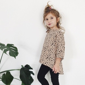 Vestito a Maniche Lunghe con Pois Neri per <span class=keywords><strong>Bambina</strong></span>, Design Esclusivo dalla Cina su Alibaba - Product Image 2