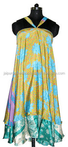 Sarong et paréos en soie à fleurs pour filles, jupe portefeuille d'été décontractée de grande taille pour adultes, style bohème et sexy - Product Image 2