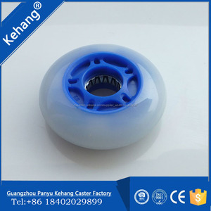 Fabricante alibaba 3 ruedas PU patinaje en línea rueda <span class=keywords><strong>de</strong></span> goma - Product Image 1