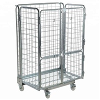 Grillage De Stockage d'entrepôt de Chariot À Roulettes
