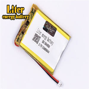 Plugue 1.5-<span class=keywords><strong>2</strong></span> P baterias de polímero de lítio 504050 3.7 V 1500 mah Li-polímero bateria bateria lipo com fio de chumbo - Product Image 1