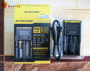 autorizado 100% Original de alta calidad d2 NiteCore cargador ni cd <span class=keywords><strong>2</strong></span> 3 aa cargador de batería recargable - Product Image 1
