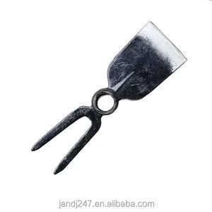 Stahl Carbon Gabel Hacke Double Headed Garden Hoe Farm Werkzeuge