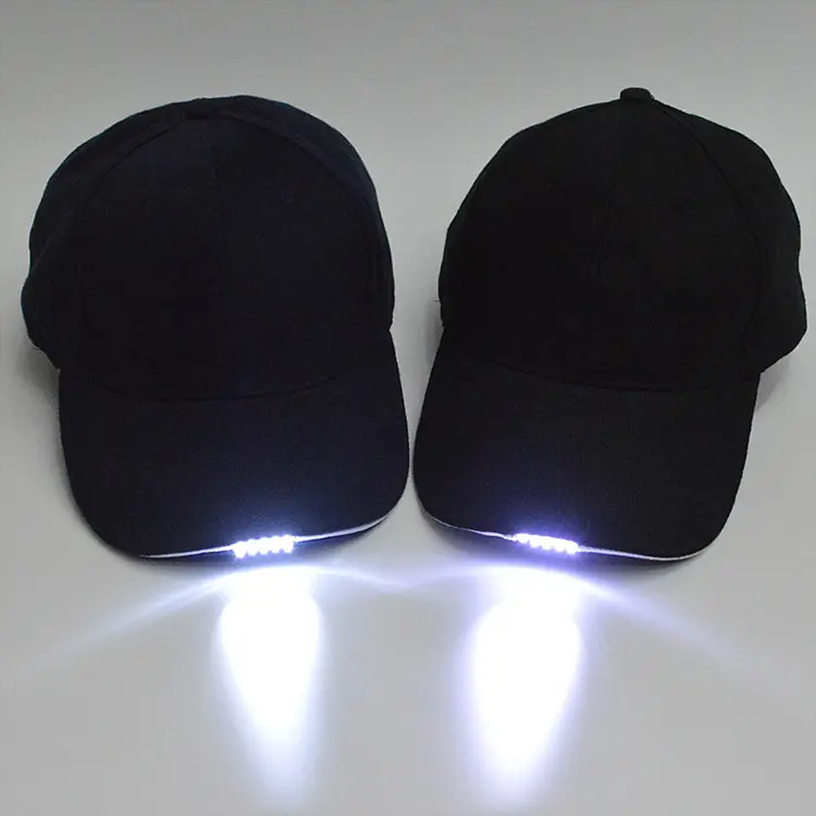Çok fonksiyonlu led ışık şapka ve led beyzbol şapkası