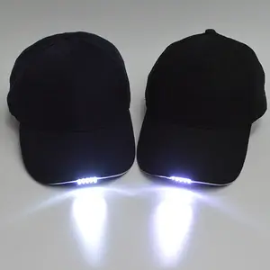 Multifunción led luz sombrero y led gorra de béisbol