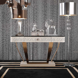OE-FASHION marroquí fósiles moderno <span class=keywords><strong>de</strong></span> sala <span class=keywords><strong>de</strong></span> estar <span class=keywords><strong>muebles</strong></span> <span class=keywords><strong>de</strong></span> madera sólida <span class=keywords><strong>de</strong></span> acero inoxidable <span class=keywords><strong>de</strong></span> mármol natural superficie <span class=keywords><strong>de</strong></span> <span class=keywords><strong>entrada</strong></span> <span class=keywords><strong>de</strong></span> - Product Image 3