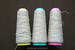 Fil de lin 100% naturel 18NM, fil de lin brut semi-blanchi, fibres courtes et longues, filé à l'eau pour le tissage et le tricot - Product Image 3