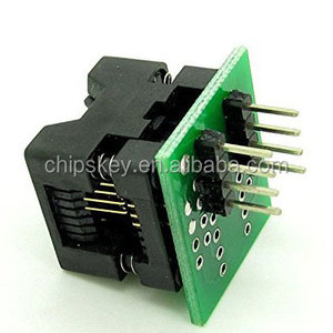 Sop8 à DIP8 adaptateur siège <span class=keywords><strong>large</strong></span> corps, ( Remarques plastique largeur 5.2 ) IC Test socket, Siège de conversion - Product Image 1