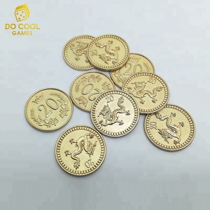 Monete finte in metallo personalizzate di buona qualità per giochi da tavolo - Product Image 2