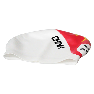 <span class=keywords><strong>Gorro</strong></span> de baño <span class=keywords><strong>personalizado</strong></span> de calidad, de silicona, con estampado de bandera nacional - Product Image 3