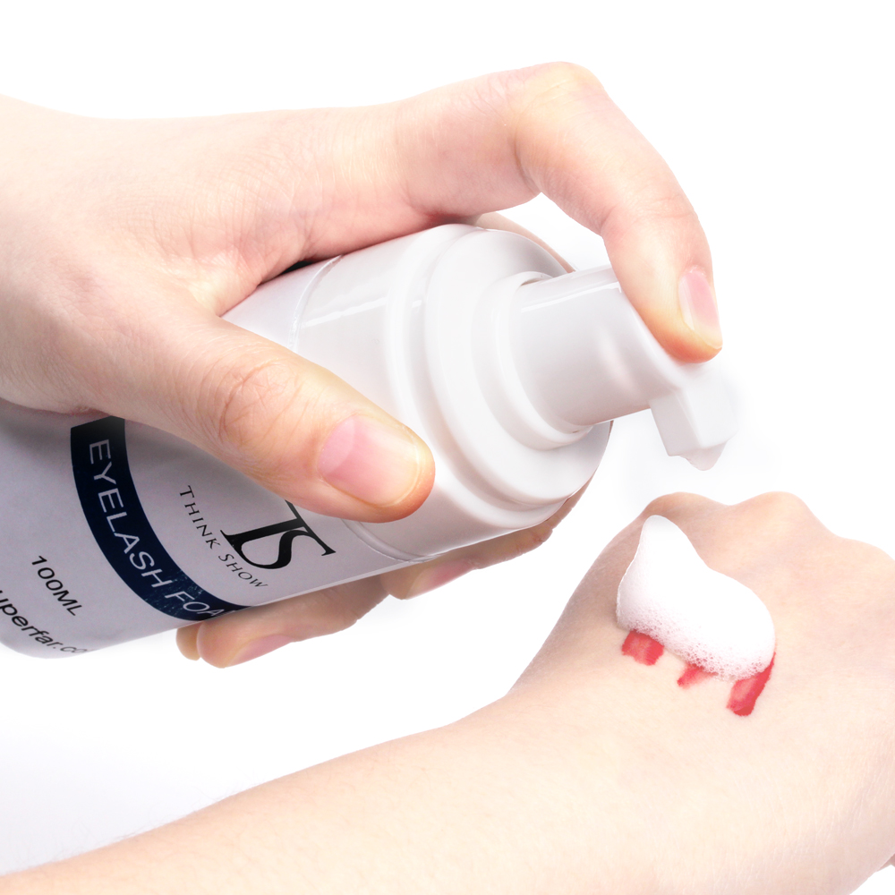 Оптовая продажа, пена для очистки ресниц, пена для очищения ресниц, пена для удлинения ресниц от частного бренда, шампунь для ресниц