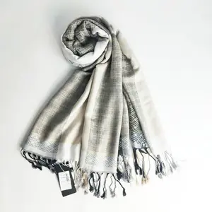 Hot classic checked scarf morden gradient ramp shawl feature travel keep warm pashmina
