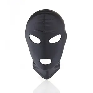 Nylon Negro Azul Rosa bondage capucha máscara juguete sexual para esclavo jugar BDSM