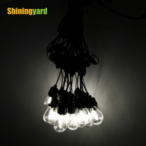 Guirnalda de <span class=keywords><strong>Luces</strong></span> LED Solares para Jardín, Plástico, IP55, Impermeable, Blanco Cálido, Iluminación <span class=keywords><strong>Exterior</strong></span> Residencial, RoHS, Funciona con Baterí<span class=keywords><strong>a</strong></span> - Product Image 1